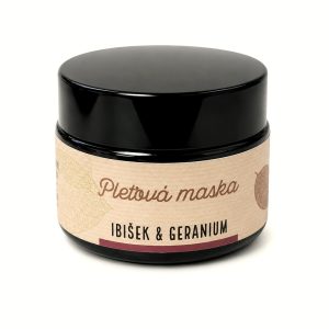 Pleťová maska Ibišek & Geranium