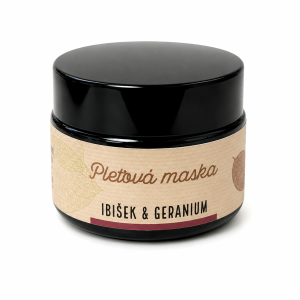 Pleťová maska Ibišek & Geranium
